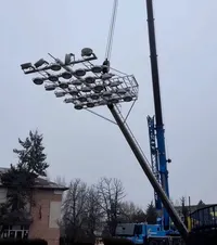 Meci sub lumina reflectoarelor  Unirea Slobozia va inaugura nocturna de pe Stadionul „1 Mai”   în partida cu U Craiova:  „A fost greu să depășim obstacolele”