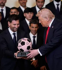 Messi, în vizită la Trump     VIDEO.  Președintele american   l-a comparat  pe starul argentinian cu Pele: „Asta mi-a spus fiul meu”