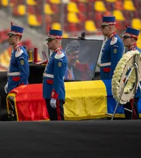 Lucescu, la Arena Națională    FOTO+VIDEO.  Sicriul lui   Il Luce  este depus și astăzi. Cele mai noi detalii de la stadion