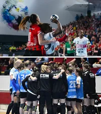 Înfrânte la o diferență de un gol!    CSM București,    înfrângere  dramatică cu Esbjerg, în sferturile Ligii Campionilor » Gloria Bistrița, aceeași soartă