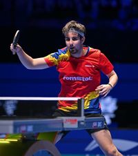 România, eliminată de China  Naționala masculină  părăsește   Mondialul de tenis de masă  » Eduard Ionescu a dat speranțe