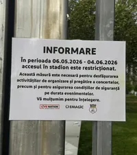 Accesul spre Arena Națională, blocat!     FOTO.  Au început   pregătirile pentru concertele  găzduite de cel mai mare stadion al țării