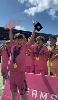 Ciro Messi, așa tată, așa fiu    VIDEO:  Mezinul campionului mondial,   gol spectaculos, cu dreptul, din lovitură liberă  și celebrare de superstar
