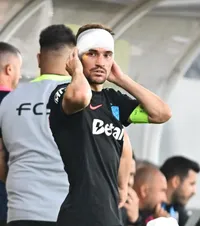 „E un eșec!”    FOTO:  Darius Olaru, dezamăgit în ciuda calificării FCSB-ului în preliminariile   Conference League:  „Nu-mi vine să mă bucur”