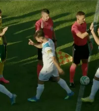 U Craiova, moment tensionat    FOTO.  Doi jucători ai oltenilor   au refuzat să dea mâna  cu adversarii de la Vitebsk » Legătura cu războaiele Rusiei