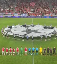 Imnul Ligii în România după 5 ani!   Ce frumos a răsunat în Giulești cântecul-simbol   de Champions, la Hapoel vs Sabah