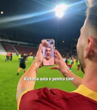 Operat, dar pe teren   VIDEO.  Alin Fică va lipsi câteva luni, dar Cordea a avut grijă  să nu rateze sărbătoarea  după victoria cu FCSB