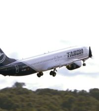 Avionul „Mircea Lucescu”  vine în România   FOTO.  Noi detalii despre aeronava TAROM care  va purta numele fostului mare antrenor:  „Un nou început”
