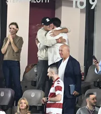 Dan Șucu, în culmea fericirii   FOTO.  Reacția spectaculoasă a patronului Rapidului după ce  fiul său a marcat în Giulești