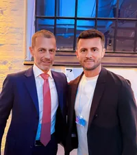 Nicolescu, alături de Ceferin   Unde s-a întâlnit președintele lui Dinamo cu șeful UEFA +  „săgeți” către Gigi Becali