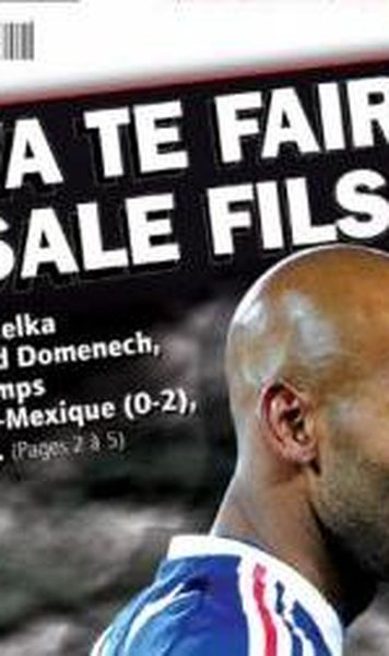 Franta, pe un butoi de pulbere/ Anelka despre Domenech: Fiu de catea