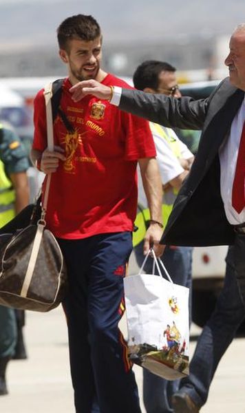 Fotogalerie Campionii mondiali au ajuns acasa/ Fiesta la Madrid