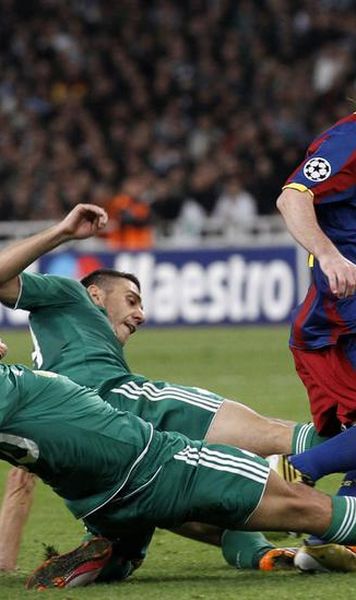 VIDEO Panathinaikos - Barcelona 0-3/ Messi, la al 150-lea gol pentru catalani