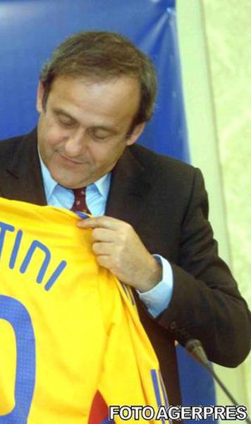 Mircea Sandu, felicitat de Sepp Blatter si Michel Platini