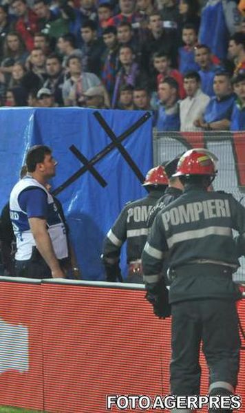 Mihai Stoica, suspendat o luna dupa ce a intrat pe teren in timpul finalei Cupei Romaniei