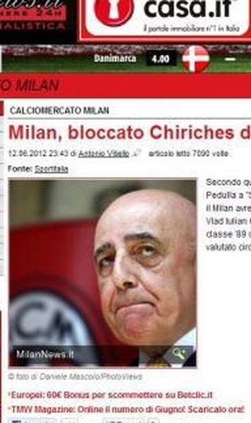 Presa italiana: AC Milan il vrea pe Vlad Chiriches