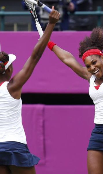 JO 2012 Tenis Surorile Williams castiga aurul olimpic la dublu feminin