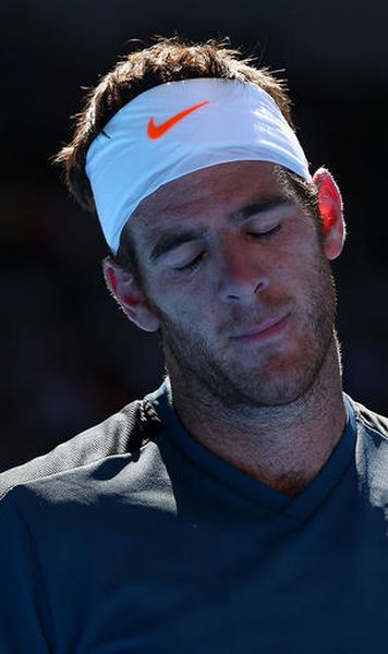 Australian Open: Juan Martin Del Potro (favorit 6), eliminat de Jeremy Chardy dupa un meci de cinci seturi