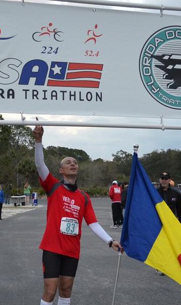 Andrei Rosu - primul roman care a terminat un ultratriatlon