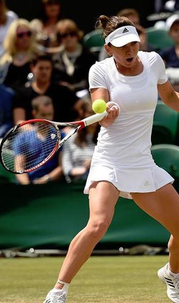 Wimbledon: Simona Halep s-a calificat in optimi, dupa ce a invins-o pe Belinda Bencic (6-4 6-1)