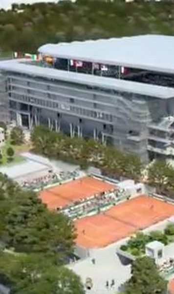 VIDEO Roland Garros: Cum va arata Philippe Chatrier dupa modernizare - 340 de milioane de euro pentru schimbare