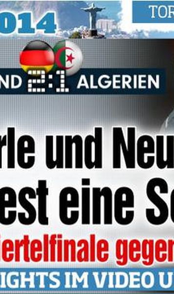 VIDEO CM Fotbal Germania - Algeria  2-1  dupa doua reprize de prelungiri/ Schurrle, gol cu calcaiul, iar Germania se va duela in sferturi cu Franta