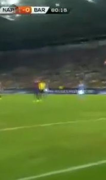 VIDEO Barcelona - Napoli 0-1/ Gafa imensa a lui Claudio Bravo
