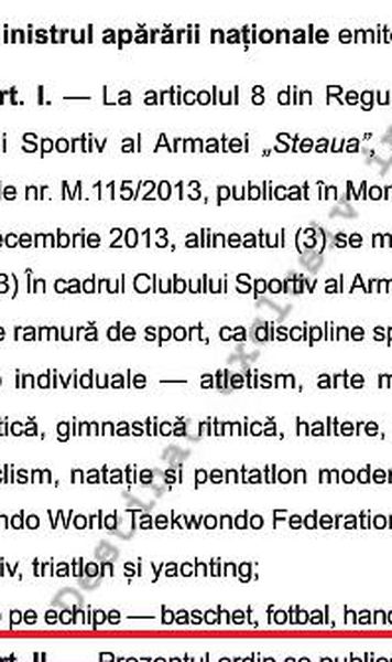UPDATE  MApN schimba regulamentul: CSA Steaua are ramura de fotbal, fara precizarea "amator". Dispute pentru emblema intre Armata si echipa lui Becali​