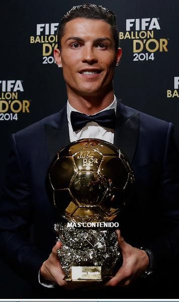 VIDEO Cristiano Ronaldo a castigat Balonul de Aur, pentru a treia oara in cariera