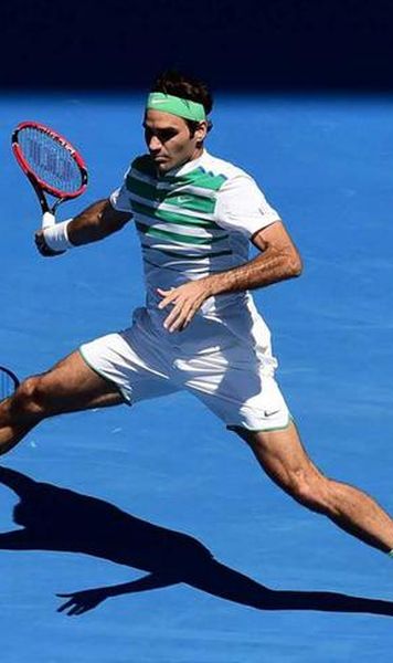 VIDEO Roger Federer, cifre impresionante impotriva lui Dolgopolov - Rezumatul partidei de pe Rod Laver Arena