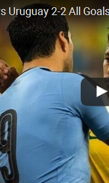 VIDEO Brazilia - Uruguay 2-2/ Luis Suarez a revenit cu gol in nationala tarii sale