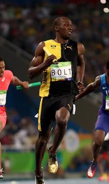 VIDEO JO 2016: Usain Bolt a castigat titlul la 4x100 m - Jamaicanul, a noua medalie olimpica de aur din cariera