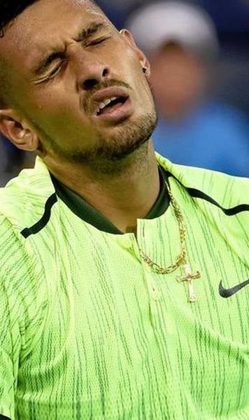 Nick Kyrgios a fost amendat cu 5.500 de dolari din cauza comportamentului de la meciul cu Millman