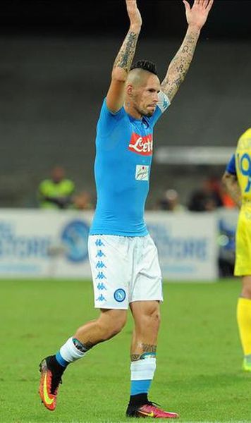 VIDEO Napoli - Chievo 2-0/ Hamsik, golul 100 pentru Napoli