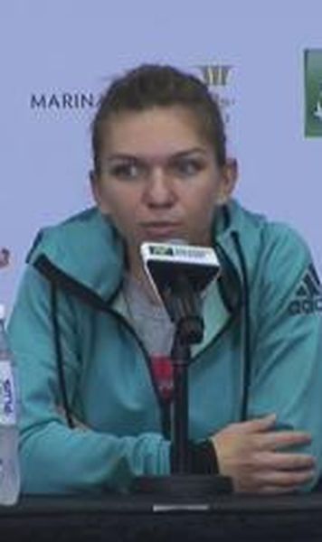 Simona Halep, dupa infrangerea cu Siniakova: "Nu am simtit jocul astazi, nu am de gand sa schimb antrenorul"