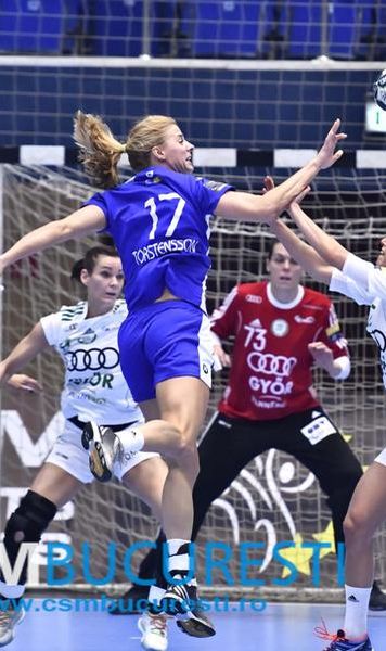 ​Liga Campionilor, handbal feminin: Gyor - CSM Bucuresti 33-25/ A treia infrangere consecutiva