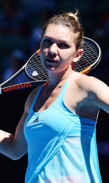 FOTOGALERIE Australian Open: Shelby Rogers vs Simona Halep 6-3, 6-1/ Halep, eliminata in turul intai - Figuratie pe "Rod Laver Arena"