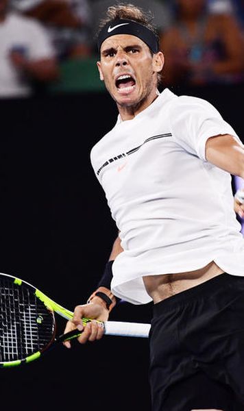 VIDEO Australian Open: Rafael Nadal a completat tabloul sferturilor - Victorie muncita cu Gael Monfils