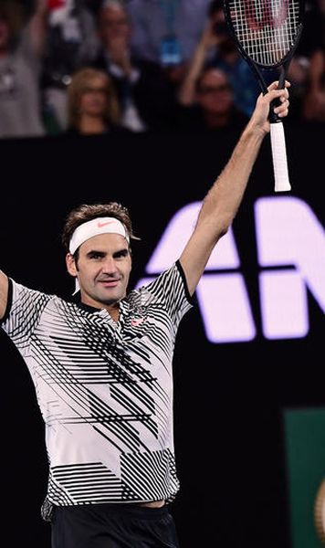 ​VIDEO Australian Open: Regele isi vrea coroana inapoi - Roger Federer, in finala la Melbourne dupa o pauza de sapte ani/ 7-5, 6-3, 1-6, 4-6, 6-3 cu Stan Wawrinka