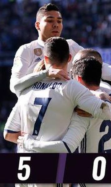 VIDEO Real Madrid - Granada 5-0/ Galacticii, la turatie maxima