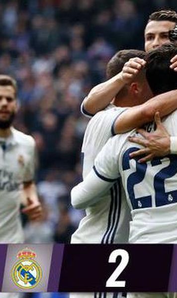 VIDEO Real Madrid - Espanyol 2-0/ Fara emotii