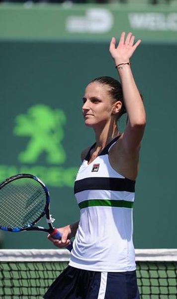 WTA Miami: Karolina Pliskova si Dominika Cibulkova s-au calificat in optimi; Agnieszka Radwanska, eliminata (Rezultatele zilei)