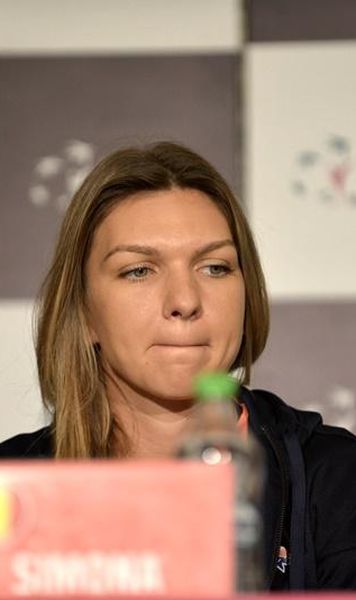 ​FOTOGALERIE FedCup: Simona Halep vs Heather Watson, meciul de deschidere al confruntarii Romania - Marea Britanie