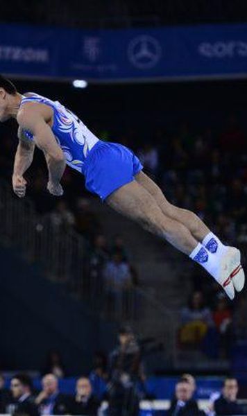 CE Gimnastica: Marian Dragulescu, medaliat cu argint la sarituri