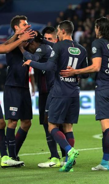 VIDEO PSG - AS Monaco 5-0/ Parizienii s-au calificat in finala Cupei Frantei