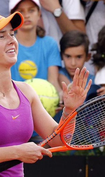 WTA Roma: Elina Svitolina, adversara Simonei Halep in finala - Garbine Muguruza a abandonat in semifinale