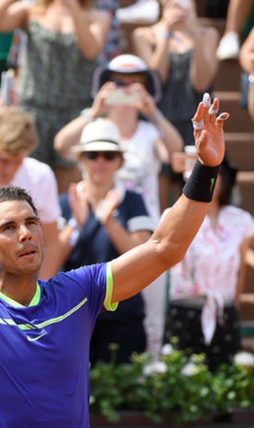 Roland Garros: Rafael Nadal, demonstratie de tenis - A pierdut un singur game in meciul cu Nikoloz Basilashvili