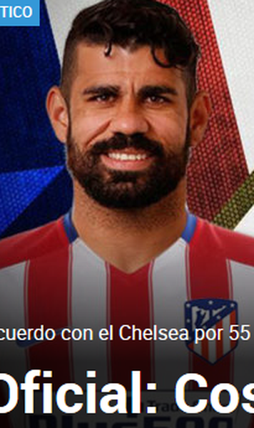 OFICIAL: Diego Costa s-a intors la Atletico Madrid