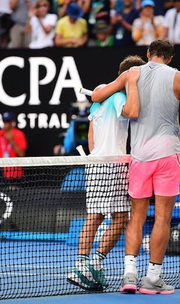 VIDEO Australian Open: Rafael Nadal, testat serios de bravul Diego Schwartzman - Calificare in sferturi pentru iberic dupa un meci de 3 ore si 51 de minute