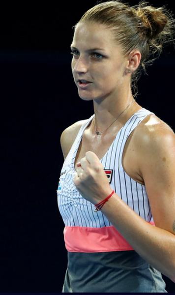 VIDEO WTA Brisbane: Karolina Pliskova, calificare cu emotii in semifinale